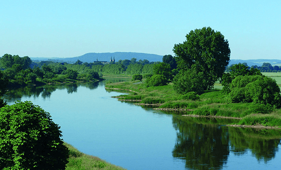 Auf den Klippen der Weser