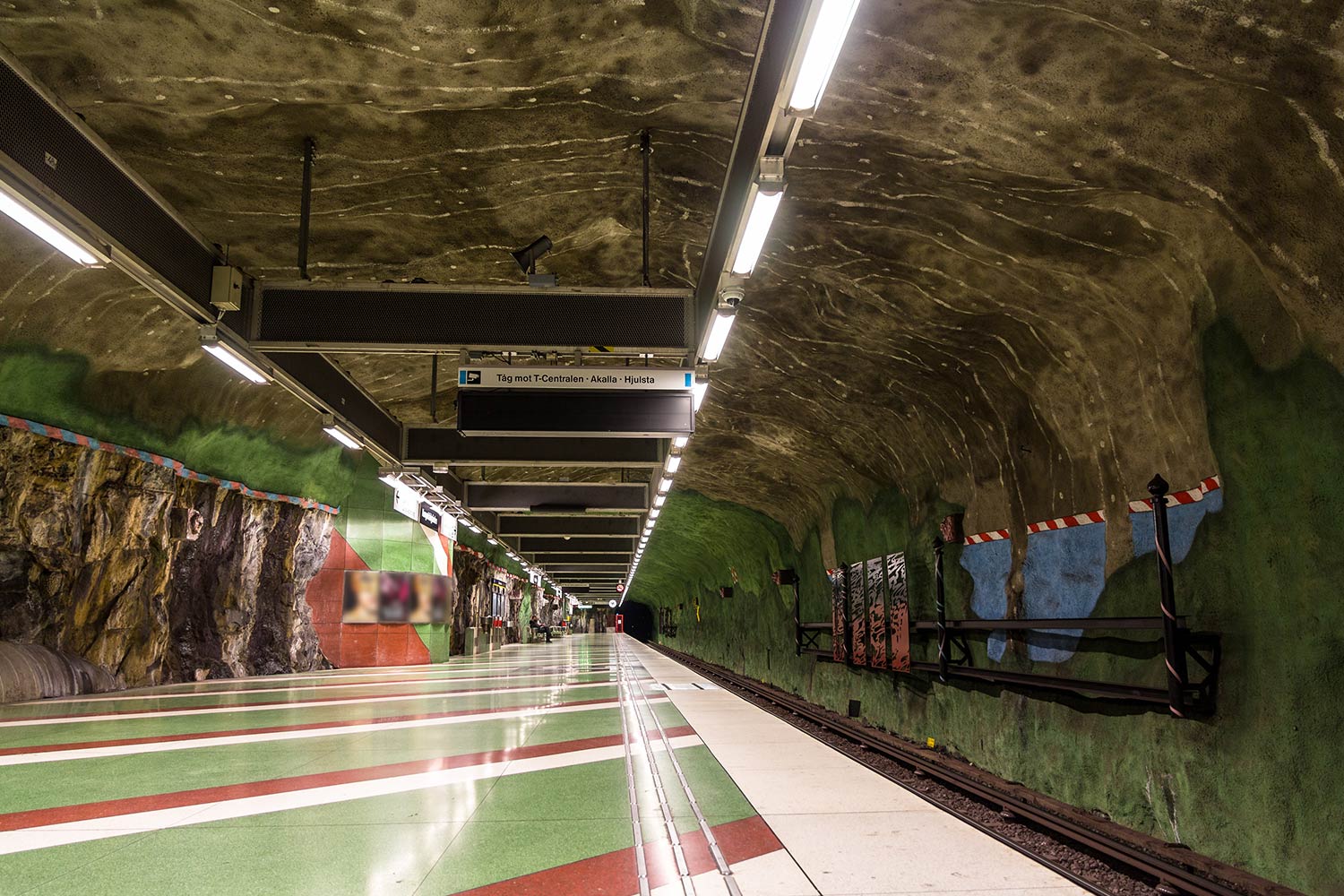 Die U-Bahn-Station Kungstradgarden in Stockholm